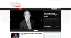 Desktop Screenshot of mediaincanada.com